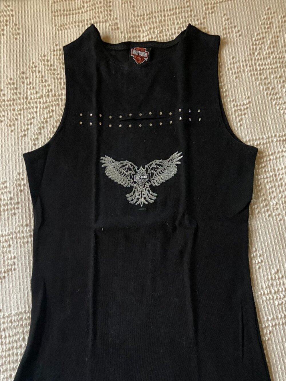 HARLEY DAVIDSON (OFFICIAL)  SLEEVELESS LADIES SWEATER SIZE MEDIUM